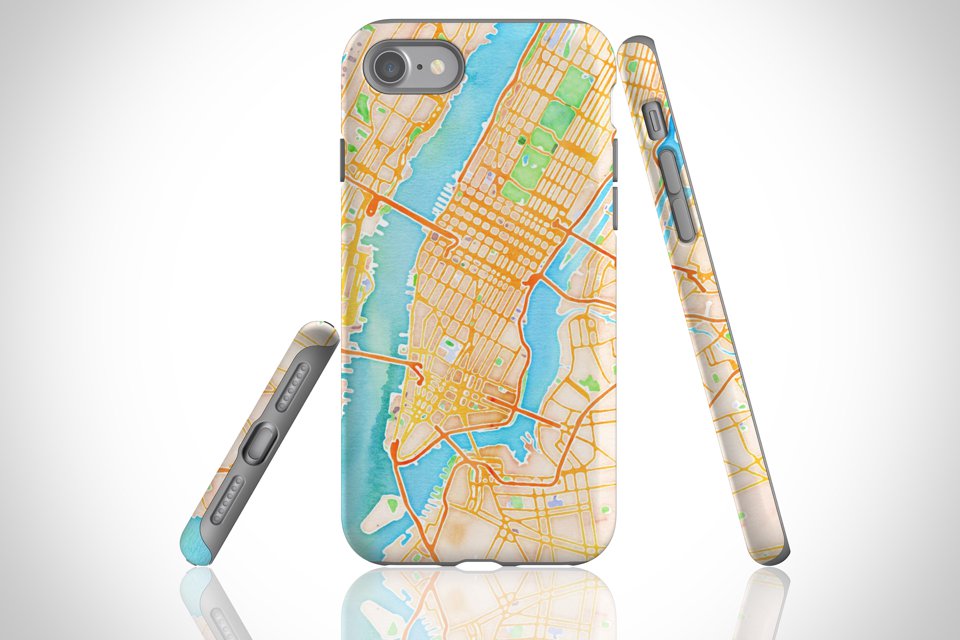 Map Cases - The Tough Case is built to keep your smartphone protected and secure. It boasts a dual layer case for extra durability and protection.