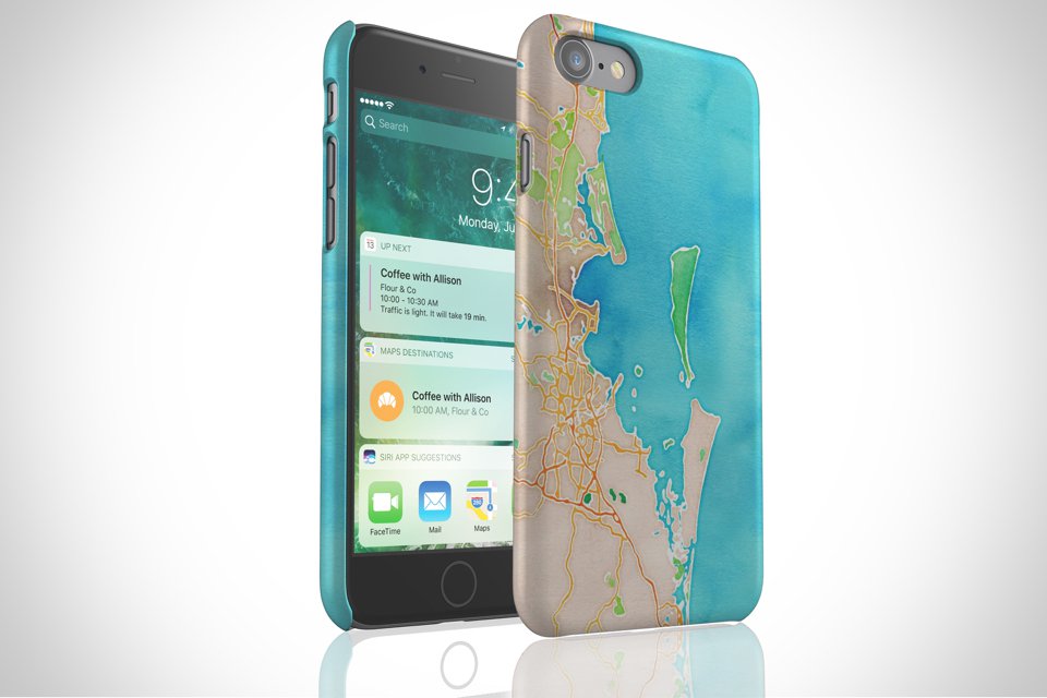 Map Cases - The Snap Case makes it easy to slide your phone into a pocket or clutch. Its slim form factor and lightweight design give it a modern look.
